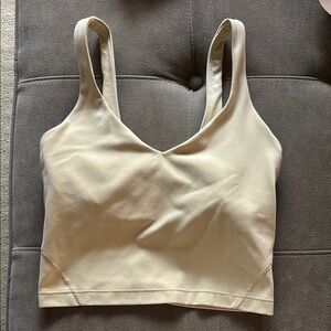 Lululemon Athletica Cream Sports Bra